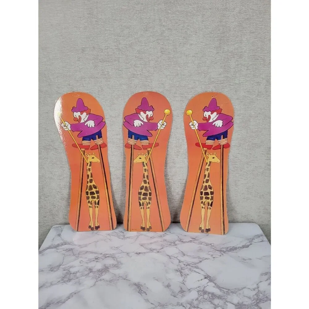 Vintage Clown Art Tissue Centerpiece Party Decorations Bundle Lot